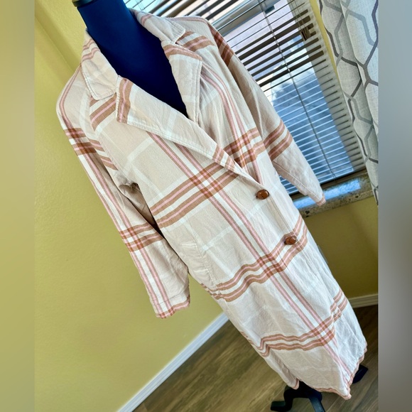 EUC Spell & the Gypsy Collective Organic Cotton Musk Basecamp Trench Coat - Picture 11 of 17